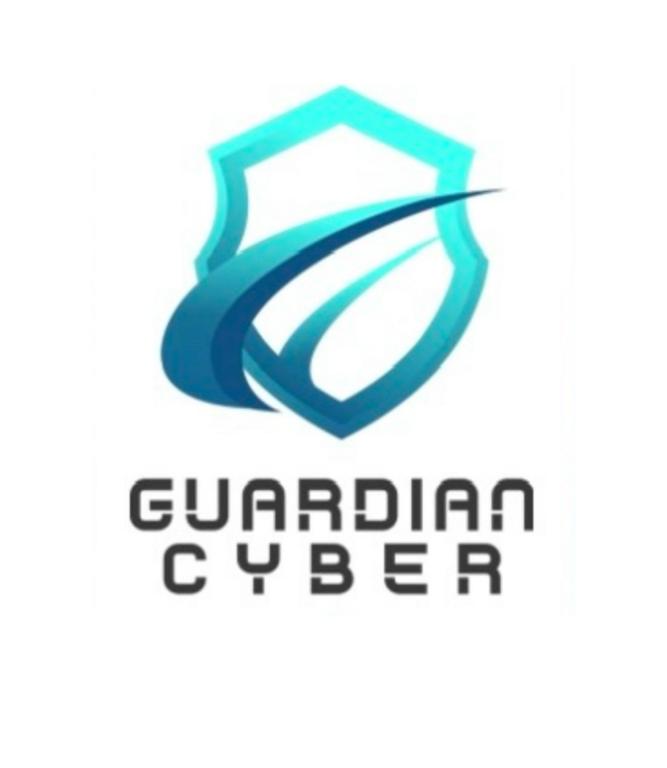 Guardian Cyber Logo White